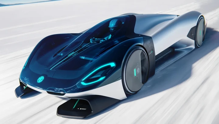 MG presenta l'hypercar elettrica EXE181: un fulmine da 1000 CV al Salone di Pechino
