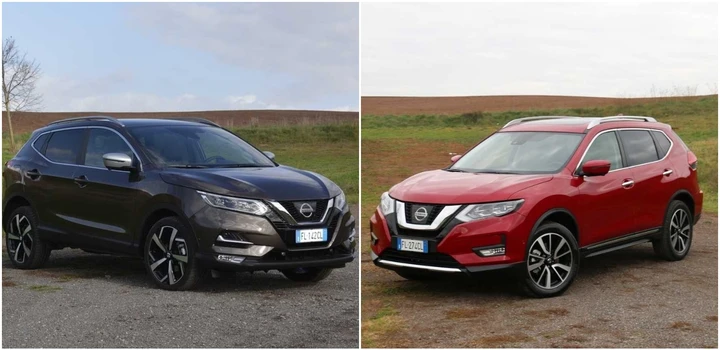 Nissan Qashqai 1.2 DIG-T vs X-Trail 2.0 dCi 4WD: la prova su strada