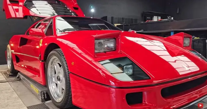 La Ferrari F40 di Nigel Mansell torna a risplendere: il restauro è completo [VIDEO]