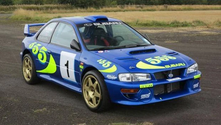All'asta la Subaru Impreza guidata da Valentino Rossi