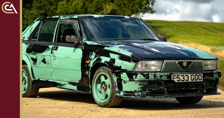 La leggendaria Alfa 75 di Jeremy Clarkson è acquistabile all'asta