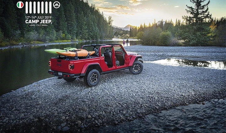 Jeep Gladiator: anteprima europea al Jeep Camp 2019