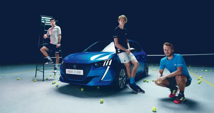 Peugeot e-208 protagonista al Roland Garros 2019