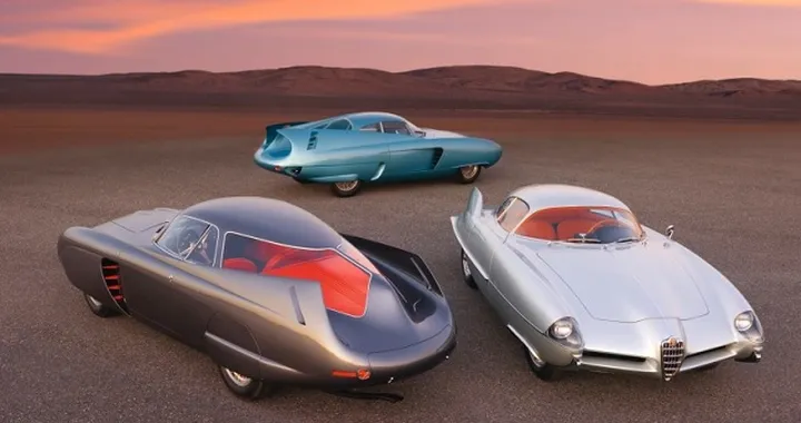 Alfa Romeo: i tre pezzi unici B.A.T. di Bertone all’asta