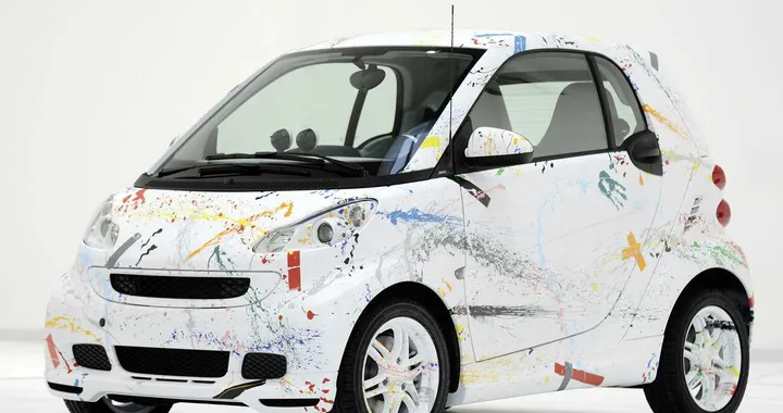 Smart Fortwo Sprinkle, art car a Milano