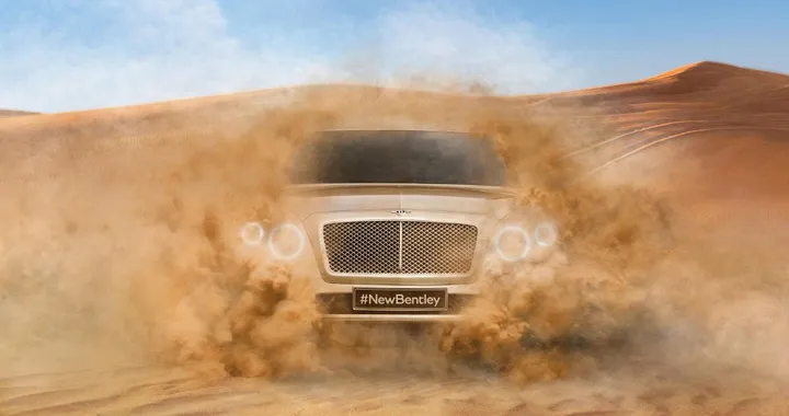 Bentley: primo teaser del futuro Suv