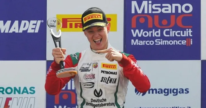 Trionfo di Schumacher jr. al debutto in Italia