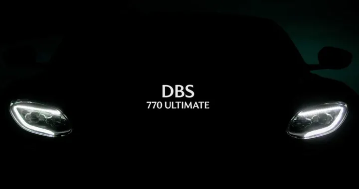 Aston Martin DBS, il teaser della Ultimate da 770 CV