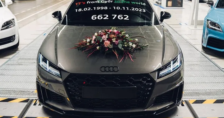 Audi TT: a Gyor è stato prodotto l’ultimo esemplare dell’iconico modello [FOTO]