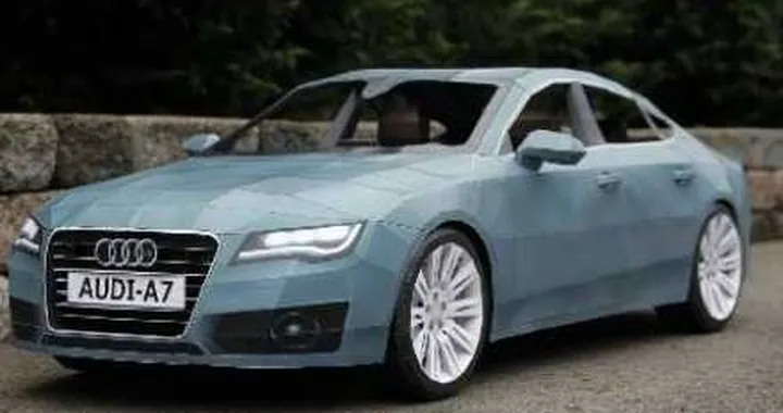 Audi A7 Papercraft: nata dalla carta