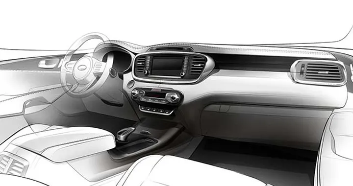 Nuova KIA Sorento: un teaser svela gli interni
