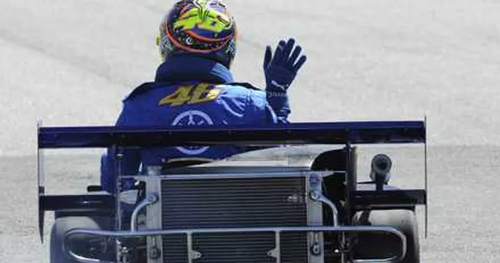 Rossi sui Superkarts a Laguna Seca con Roberts, Lawson e Rainey