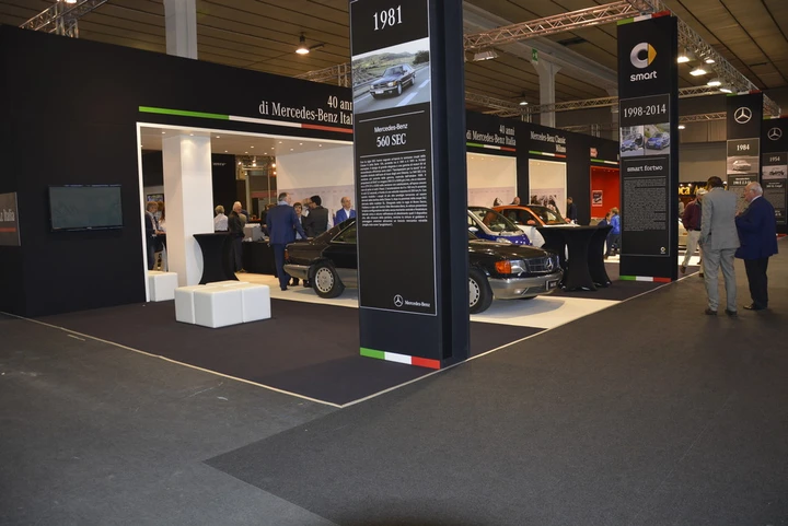 Stand Mercedes ad Auto e Moto d'Epoca 2014