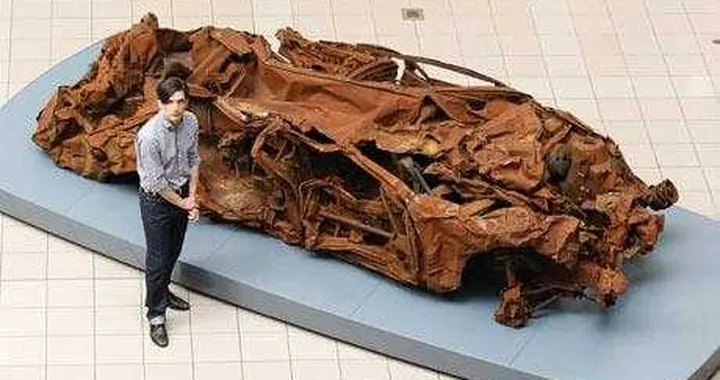 Un'autobomba in mostra all'Imperial War Museum di Londra