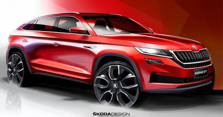 Skoda Kodiaq GT: arrivano i bozzetti del SUV coupé