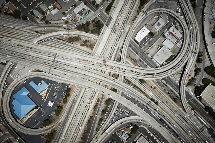 Le autostrade viste dal cielo