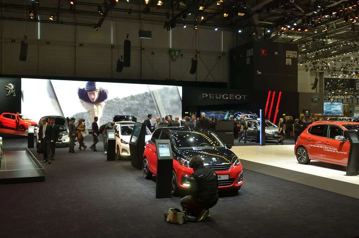 Stand Peugeot al Salone di Ginevra 2015