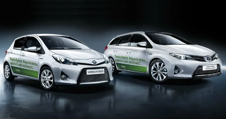 Toyota Yaris e Auris ibride nella flotta di Europcar