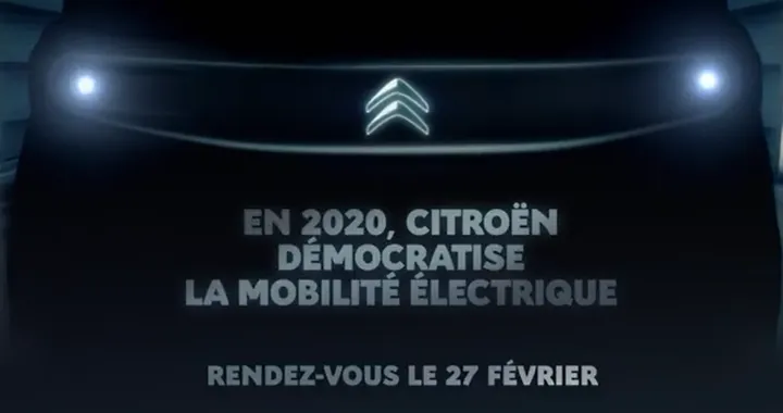 Citroen: il teaser della nuova elettrica