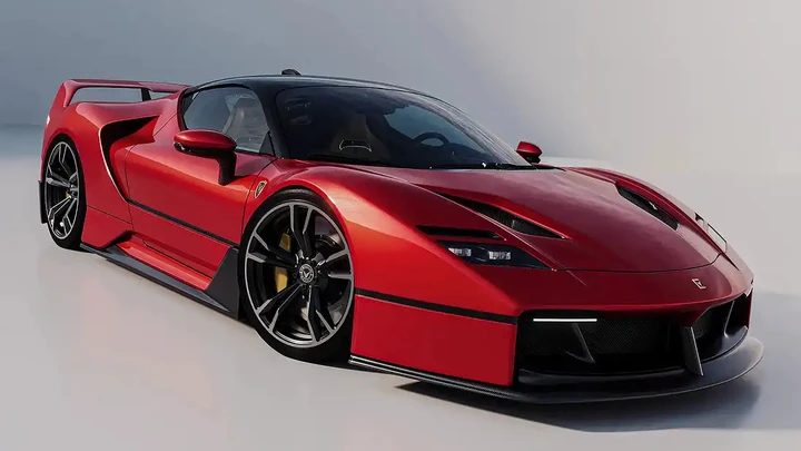 Venuum V40: supercar da 1.100 CV ispirata alla Ferrari F40