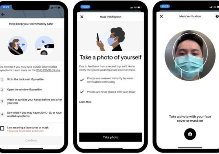 Uber: con la Mask Verification la mascherina è obbligatoria