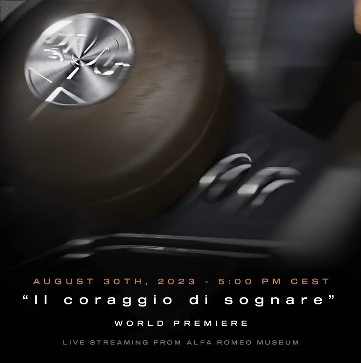 Alfa Romeo nuova supercar teaser
