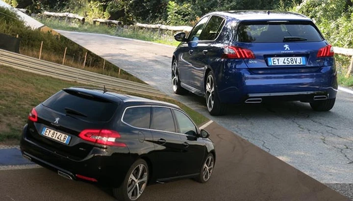 Peugeot 308 GT 1.6 THP vs 308 GT SW BlueHDI