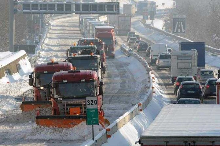 Blocco autostrada per neve: partono i rimborsi