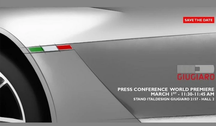Italdesign: il teaser del nuovo concept per Ginevra