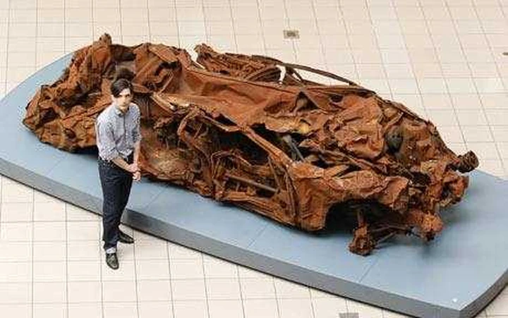 Un'autobomba in mostra all'Imperial War Museum di Londra