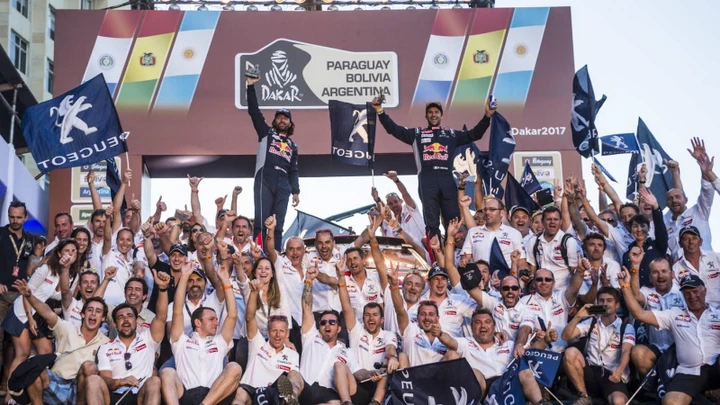 Premiazione Dakar 2017