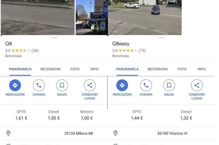 Trucchi Google Maps: benzinai più economico