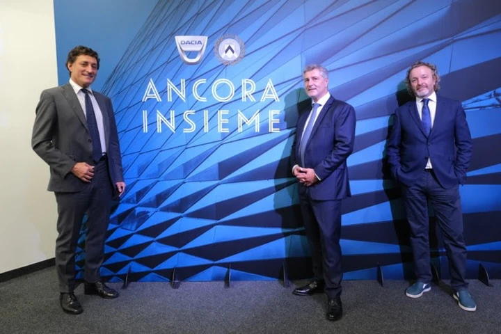 Dacia e Udinese: rinnovata la sponsorizzazione per altri 3 anni