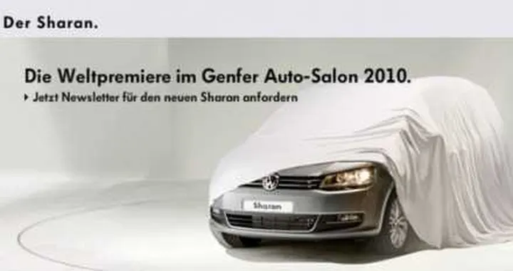 A Ginevra sarà svelata la nuova VW Sharan