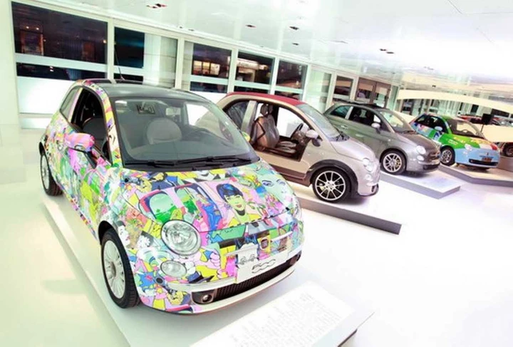 Fiat 500 in mostra in Gran Bretagna
