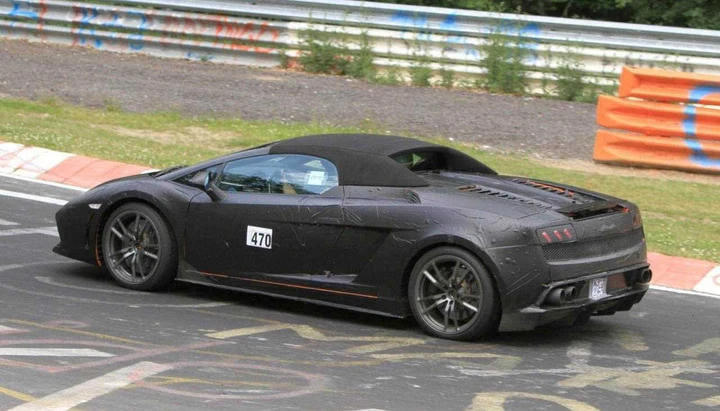 Lamborghini Gallardo, prime foto della LP570-4 Superleggera Spyder