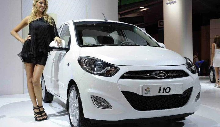 Lo stand Hyundai al Salone di Parigi