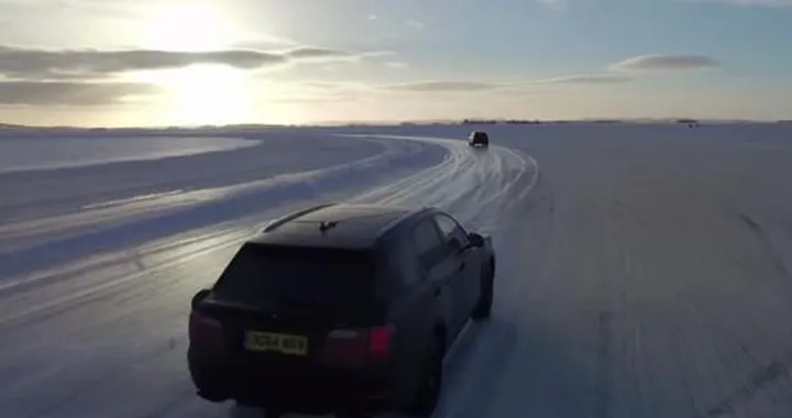 Bentley Bentayga: video teaser dei test invernali