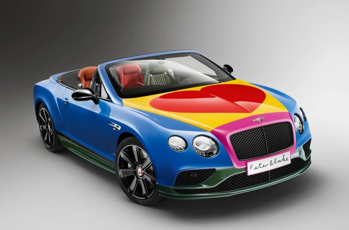 Bentley Continental GT by Peter Blake: all'asta a Goodwood