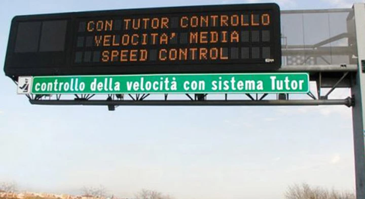 Tutor: le sanzioni e l'elenco delle postazioni in autostrada