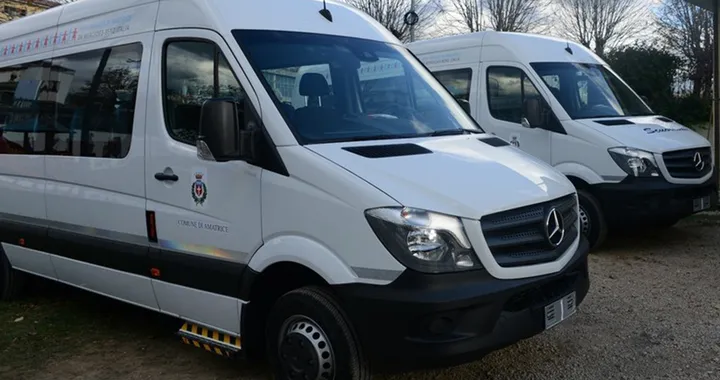 Mercedes: donati due bus e un truck ad Amatrice e Accumoli
