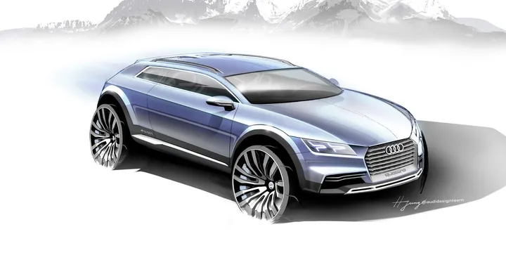 Audi Crossover Coupé Concept, il debutto a Detroit