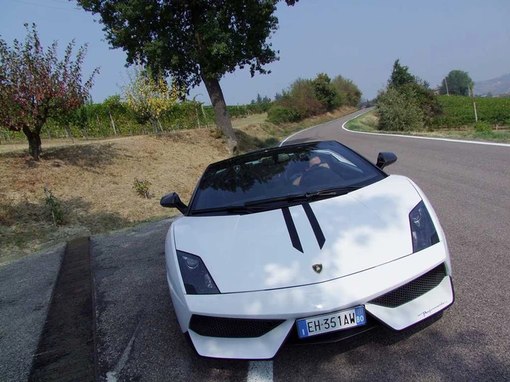 Lamborghini Gallardo Spyder Performante in prova