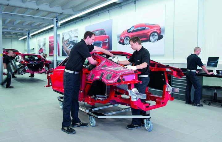 Audi R8 e-tron pre-produzione