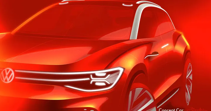 Volkswagen ID Roomzz: il teaser del prototipo elettrico