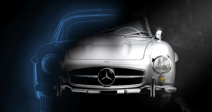 Mercedes 300SL: il mito diventa digitale e aperto a tutti