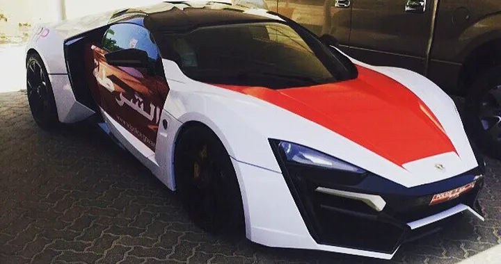 Lykan Hypersport in dotazione alla Polizia di Abu Dhabi